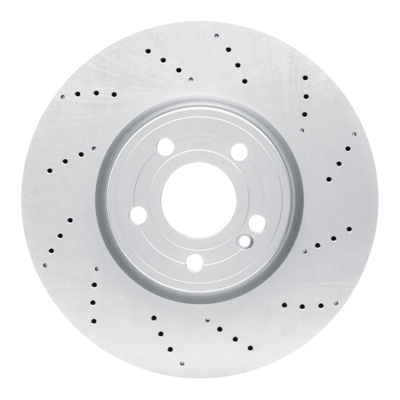 Mercedes-Benz GLA250 Brake Rotor (1) - Front - R1 Concepts - Drilled GeoSPEC Coated - `19-`25 Mercedes-Benz GLA250 Brake Rotor (1) - Front - R1 Concepts - Drilled GeoSPEC Coated - `19-`25